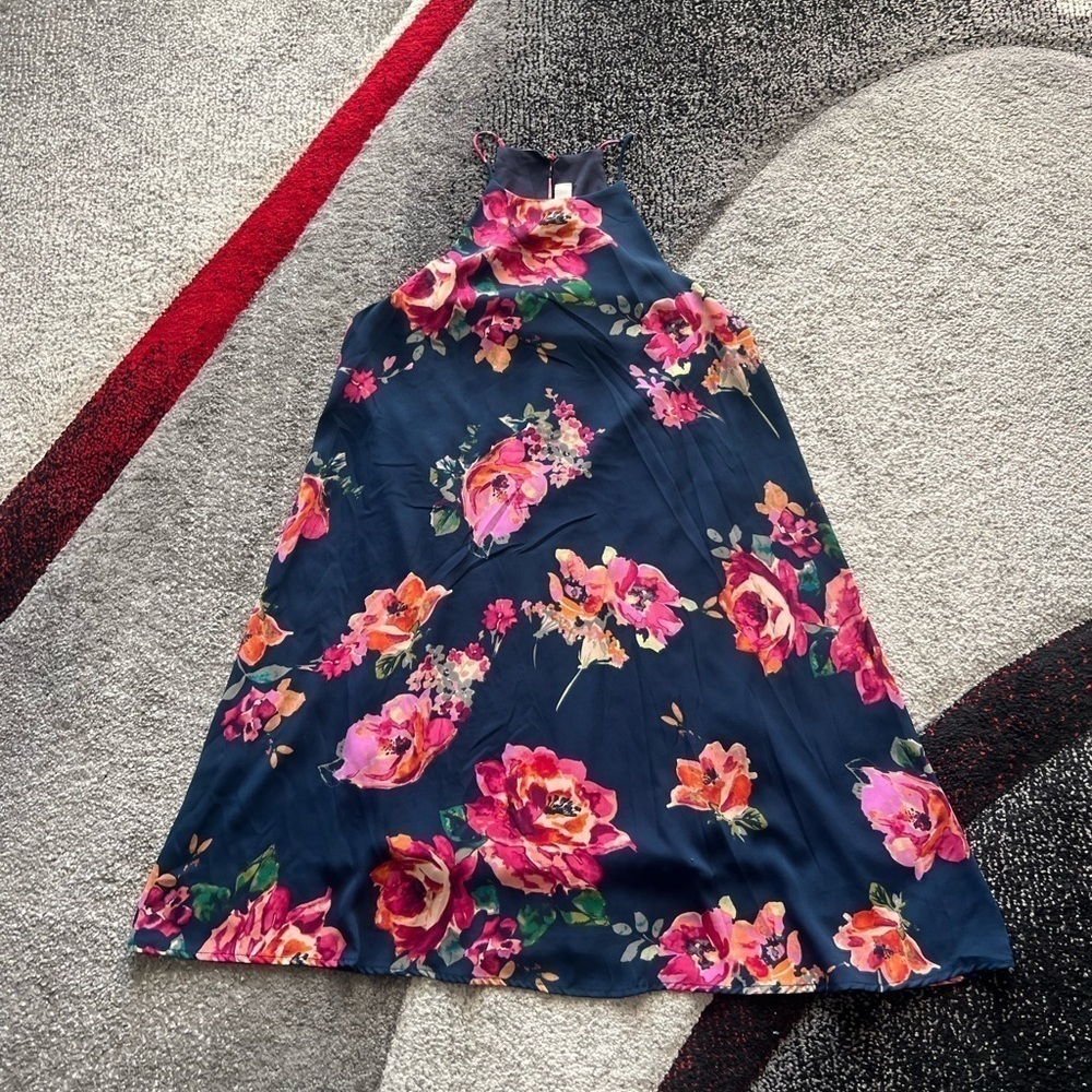 The Impeccable Pig Floral Shift Mini Dress